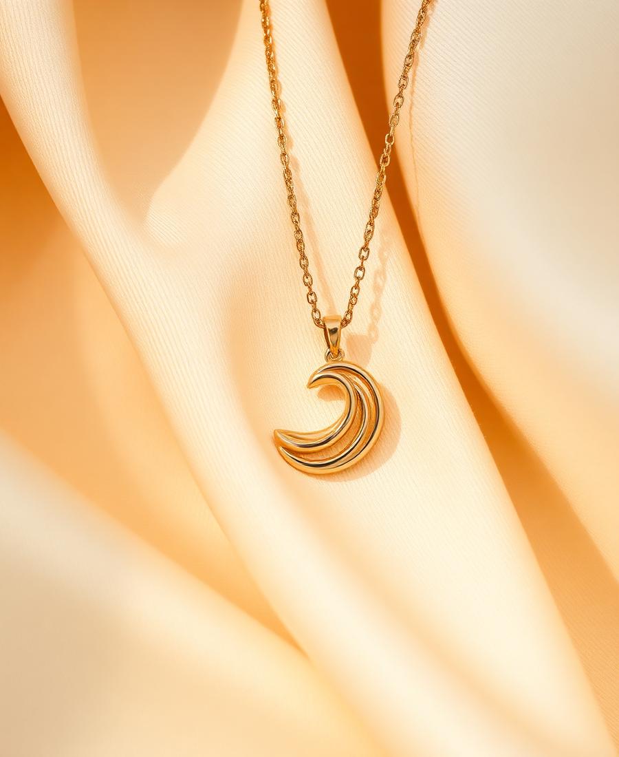 Blue Hour Gold Pendant